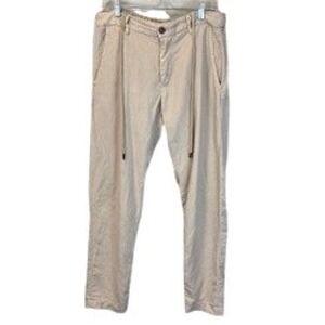 Myths Mens Linen Cotton Blend Trouser Pants Made in Italy Size EU 48 / US 32